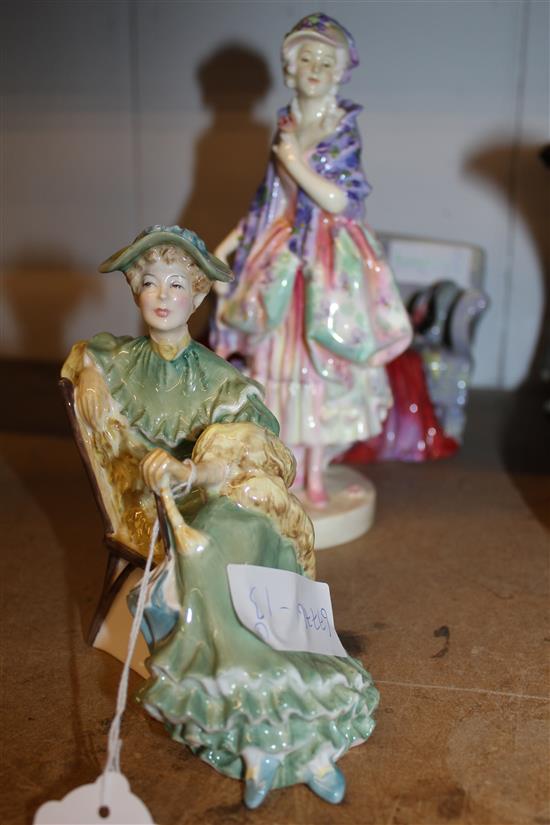 3 Royal Doulton figures Phyllis HN1420, Ascot HN2356, Sweet and Twenty HN1298